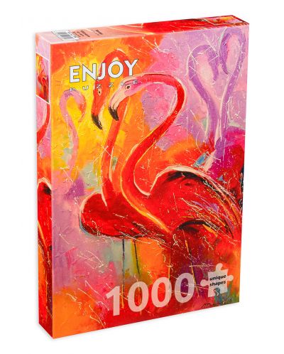 Пъзел Enjoy от 1000 части - Фламинго - 1